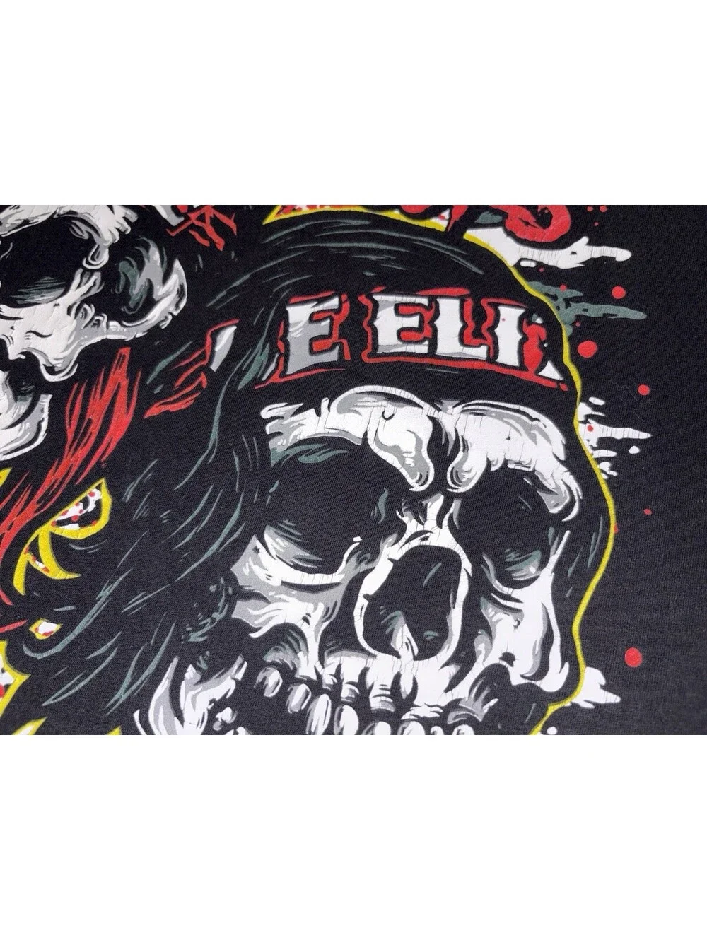 AEW Young Bucks Killing The Business T Shirt Mens 2XL Skull Wrestling Black Tee